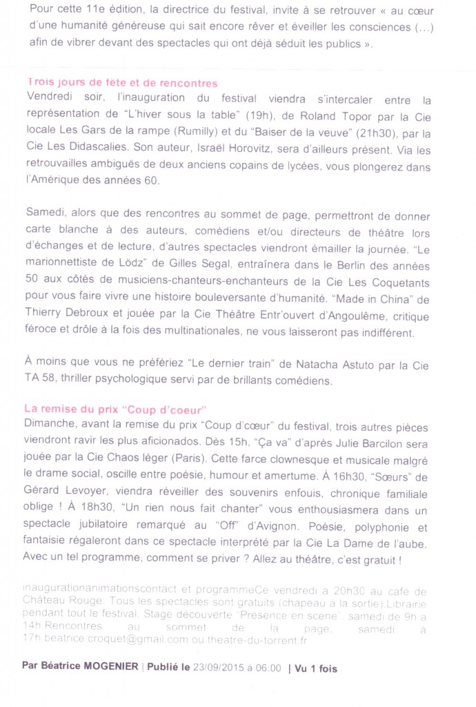 DAUPHINE 1 suite PATAF 2015-AB