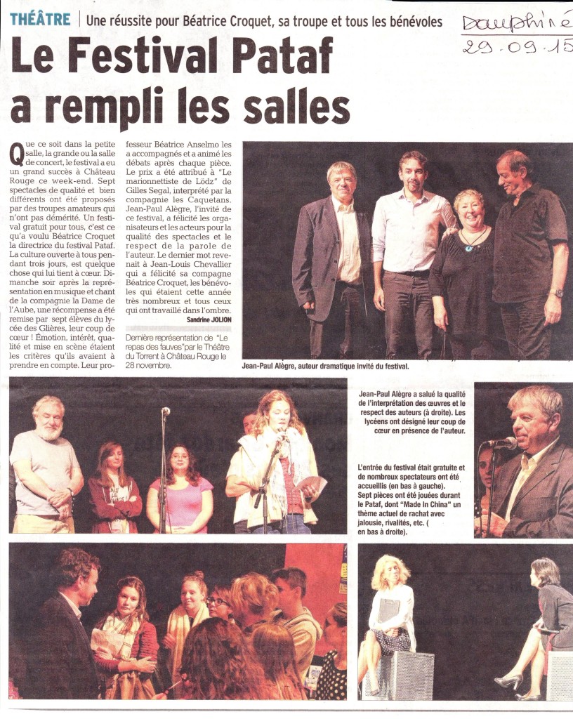 DAUPHINE LIBERE 2 PATAF 2015-B