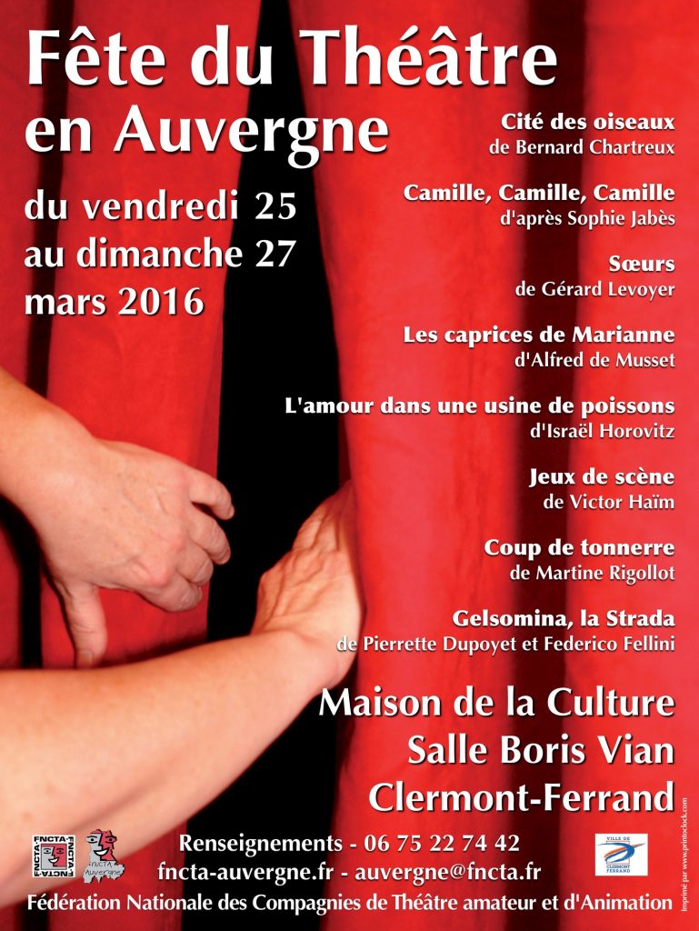 Fête du théâtre en Auvergne-2016