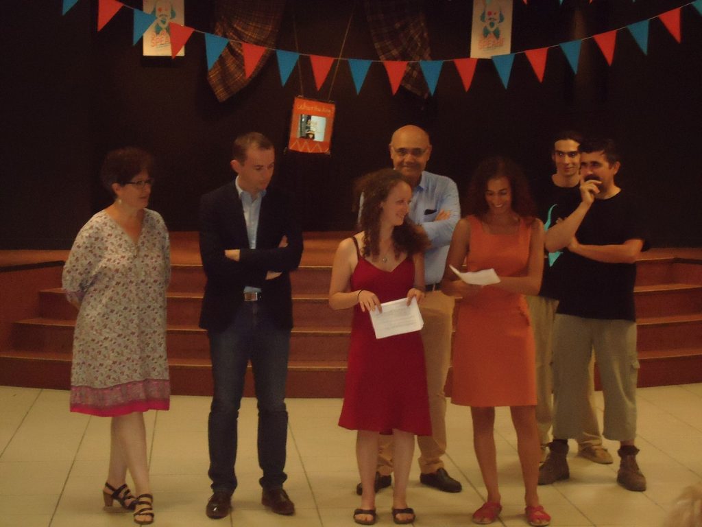 Pauline Berto et l'équipe d'organisation du festival