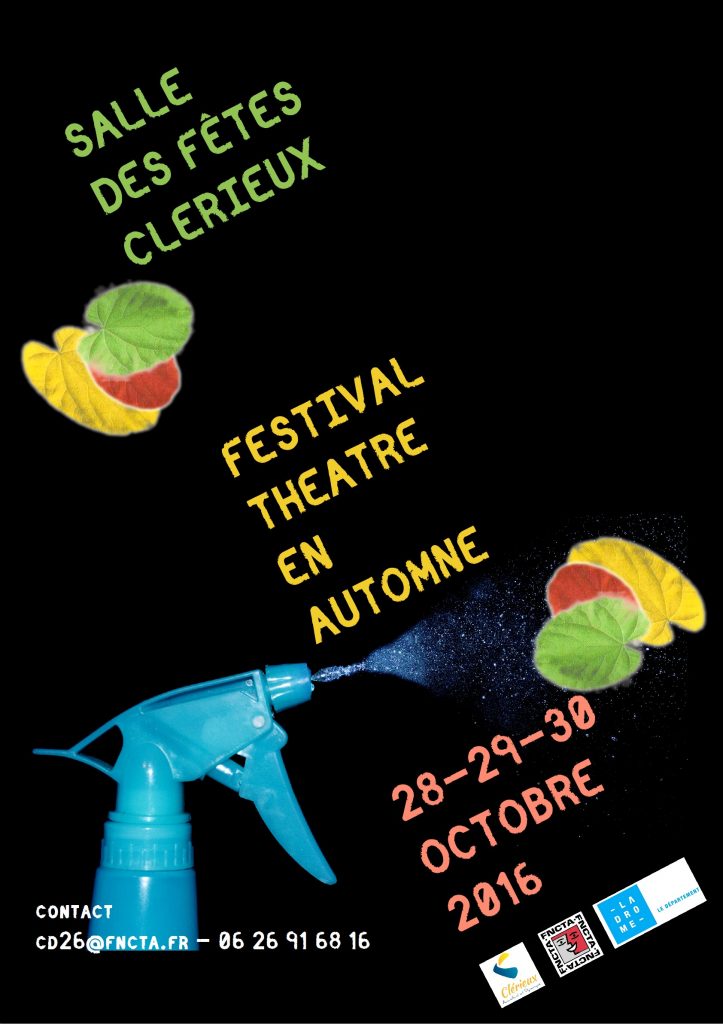 Festival Théâtre en Automne 2016 Affiche
