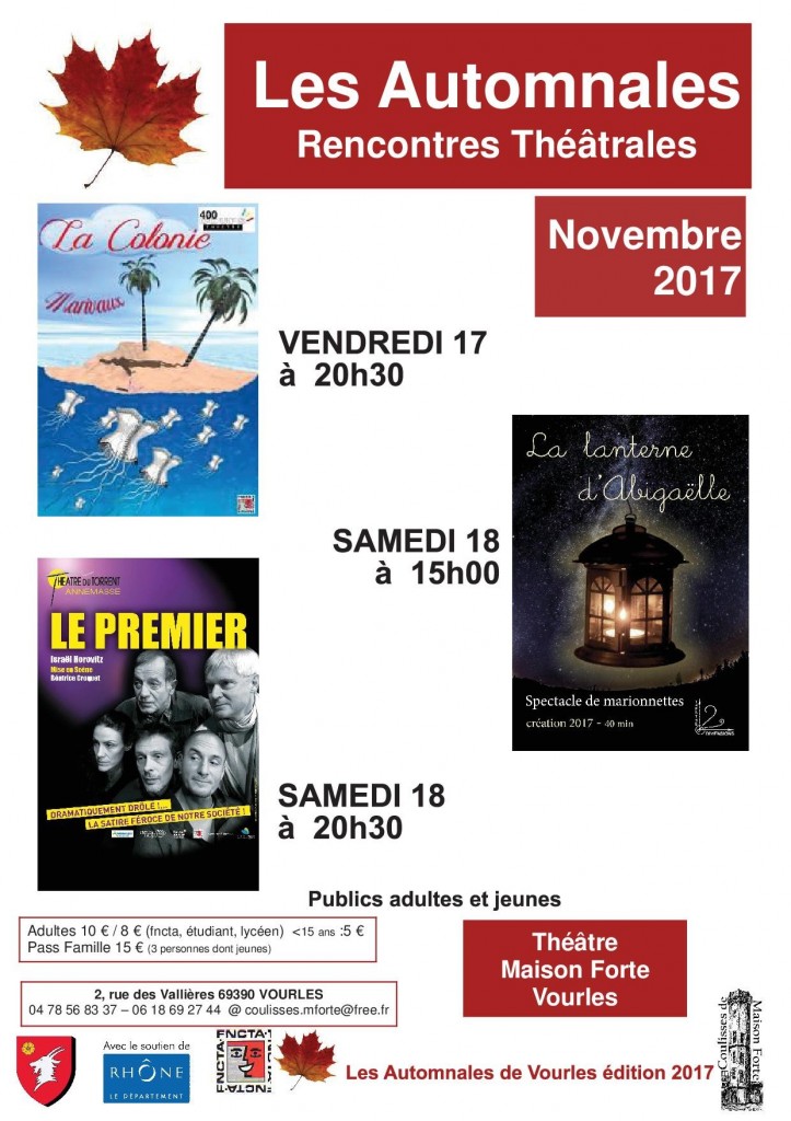 AUTOMNALES DE VOURLES-Affiche-programme1-1-au 10 11 17-B