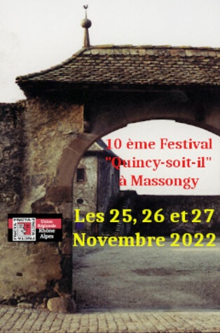 10 ème Festival “Quincy-soit-il” à Massongy