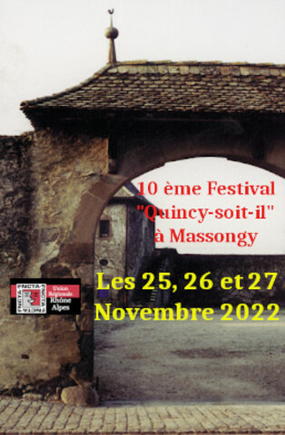 10 ème Festival “Quincy-soit-il” à Massongy