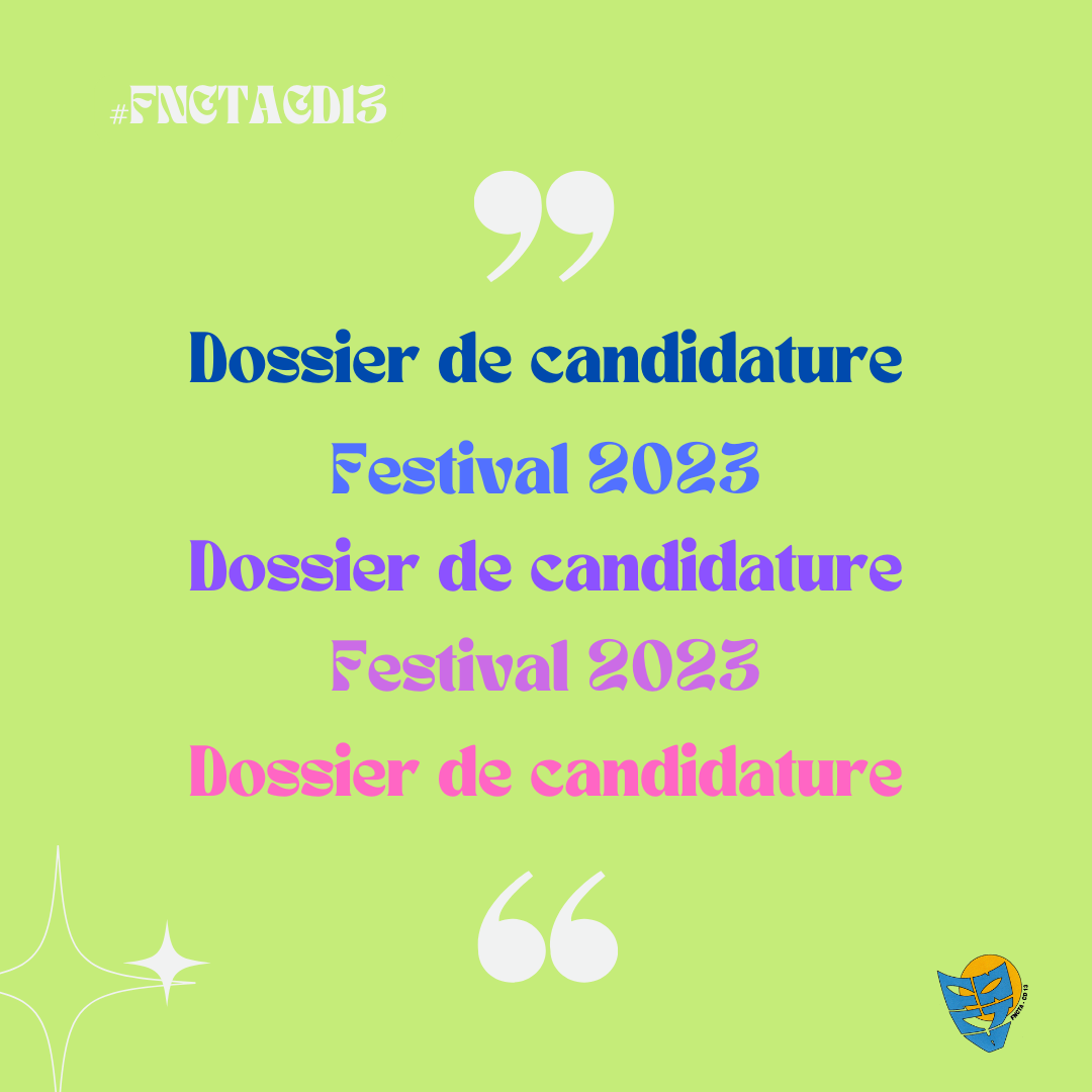 24ème Festival National de Théâtre Amateur – Marseille 2023