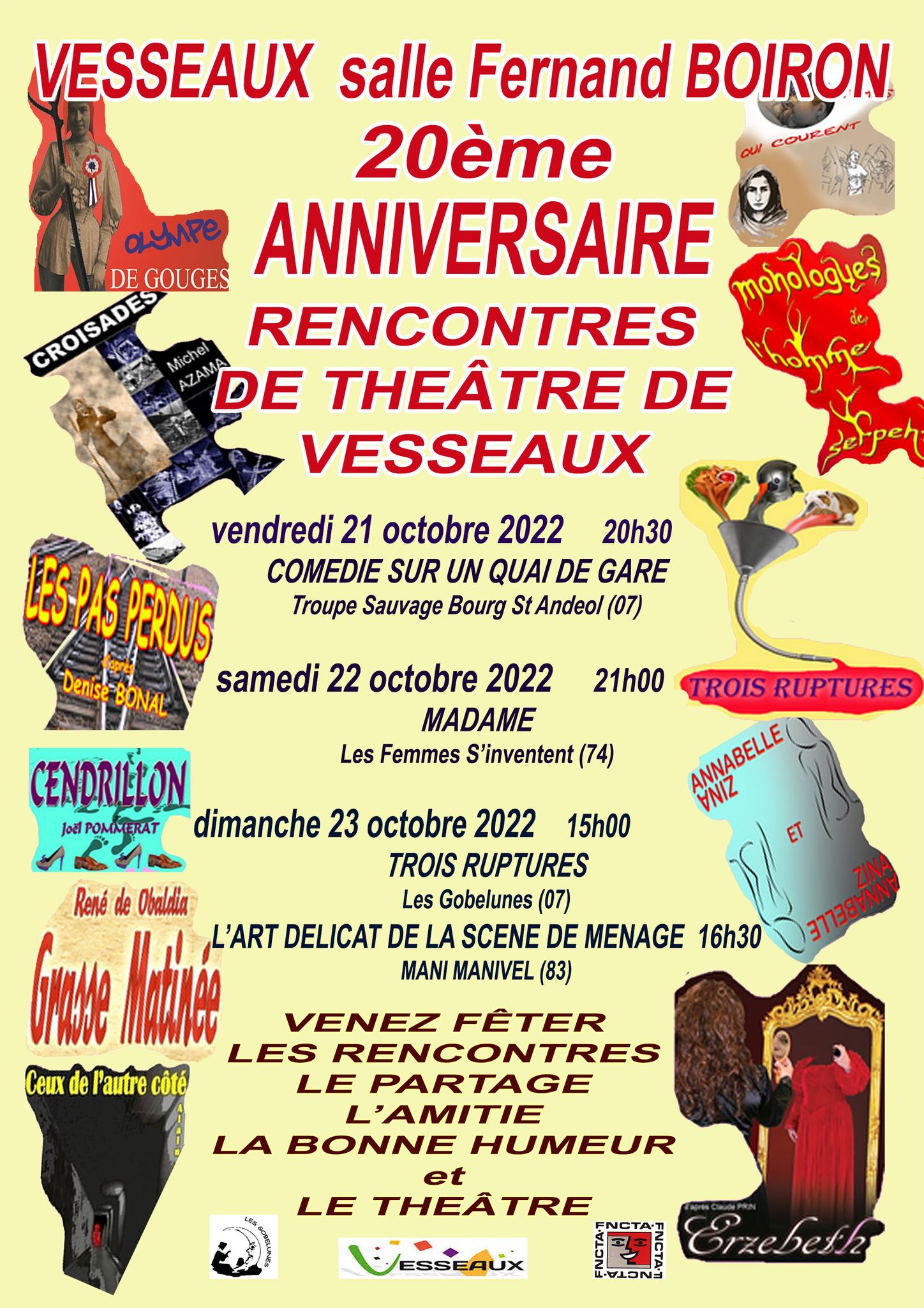 20ème Rencontres de Théâtre de Vesseaux