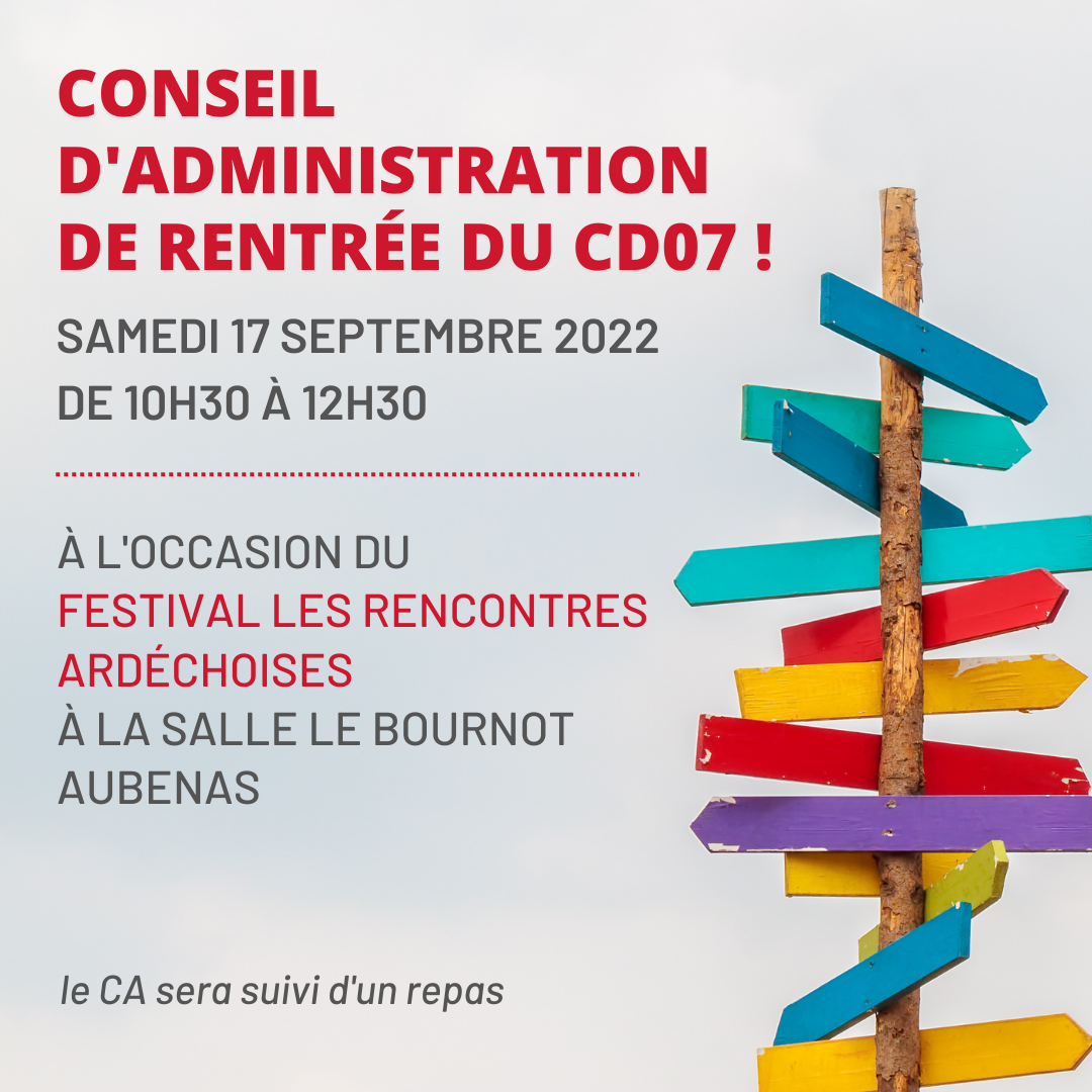 Convocation au CA de la FNCTA Ardèche