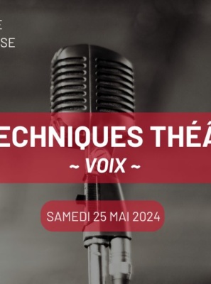 Stage Techniques Théâtrales – Voix – organisé par le Comité Ardèche