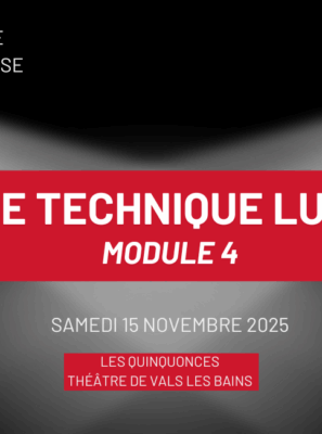 Stage Technique Lumière – Module 4 – organisé par le Comité Ardèche