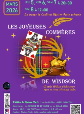 JOYEUSES COMMERES DE WONDSOR de Shakespeare