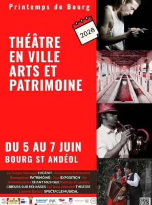 Printemps de Bourg Théâtre en Ville arts et patrimoine