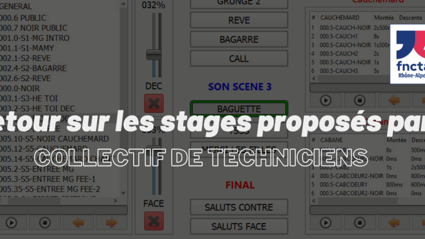 RETOURS SUR LES STAGES PROPOSÉS PAR LE COLLECTIF DE TECHNICIENS DE L’URA