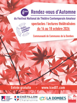 6ème Rendez-Vous d’Automne du Festival National de Théâtre Contemporain Amateur